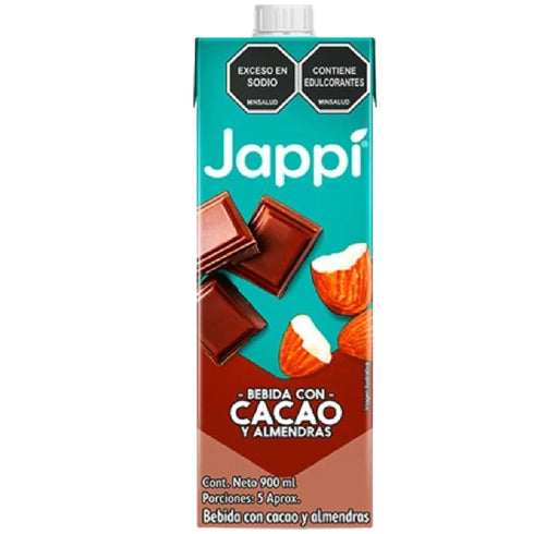 BEBIDA JAPPI 900ML CACAO/ALMENDRAS